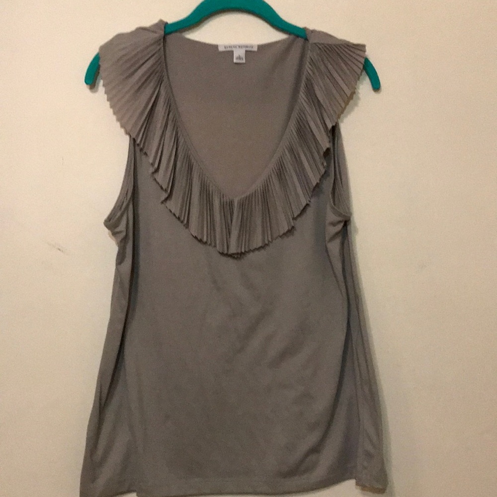 Banana republic ruffled work blouse